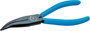 253G - PLIERS WITH CURVED HALF-ROUND NOSE CUTTERS - Orig. Gedore